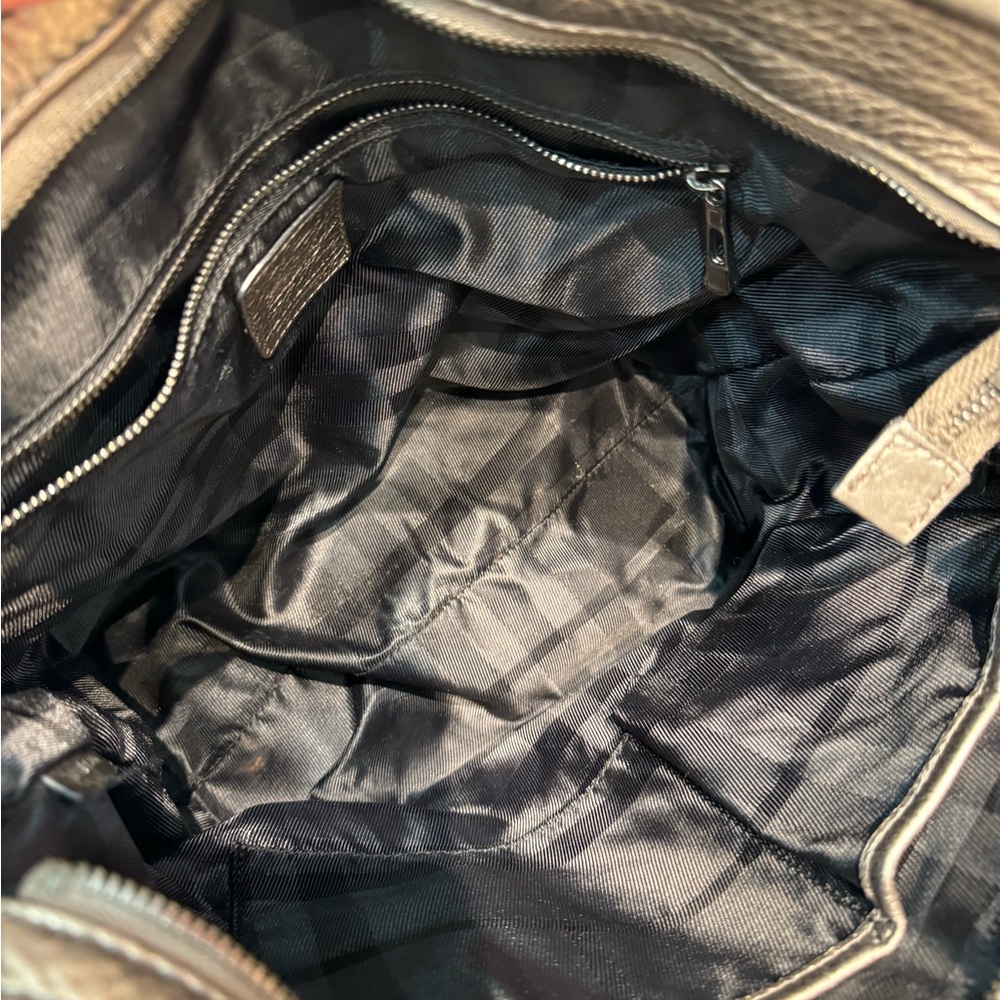 Burberry Shimmer Check Byron Tote “Vintage” - Picture 6 of 11
